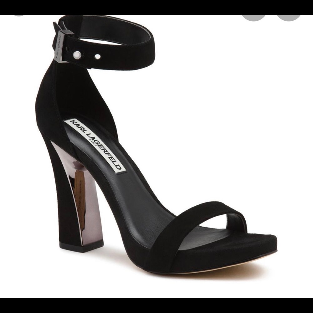 Karl Lagerfeld black heels